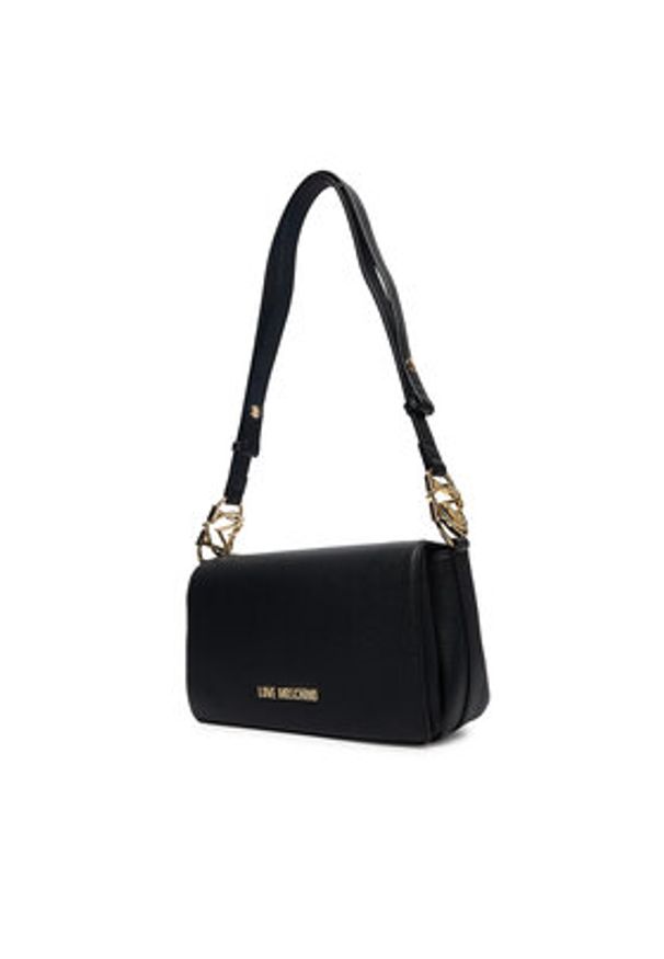 Love Moschino - LOVE MOSCHINO Torebka JC4008PP1OLB0000 Czarny. Kolor: czarny. Materiał: skórzane