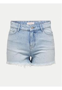 only - ONLY Szorty jeansowe Pacy 15319104 Niebieski Regular Fit. Kolor: niebieski. Materiał: bawełna #3
