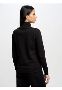 Big-Star - Bluza damska ze stójką czarna Chita 906. Typ kołnierza: kołnierzyk stójkowy. Kolor: czarny. Materiał: żakard, bawełna #4