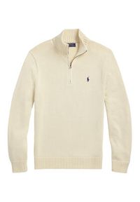 Polo Ralph Lauren Sweter 710859939503 Écru Regular Fit. Typ kołnierza: polo. Materiał: bawełna