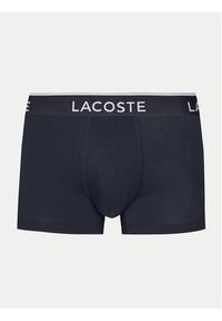 Lacoste Komplet 3 par bokserek 5H1297 Granatowy. Kolor: niebieski. Materiał: bawełna #5