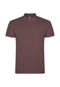 ROLY - Męska Koszulka Polo Star. Typ kołnierza: polo. Kolor: czerwony #1