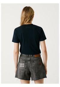 Pepe Jeans T-Shirt Red Bull Racing RL500004 Granatowy Regular Fit. Kolor: niebieski. Materiał: bawełna #4