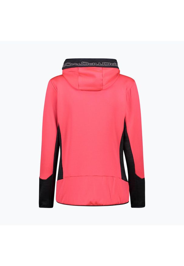 Bluza damska CMP. Kolor: czerwony. Sport: turystyka piesza