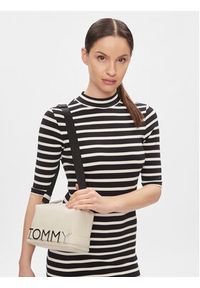 Tommy Jeans Torebka Tjw Bold Camera Bag AW0AW15432 Beżowy. Kolor: beżowy. Materiał: skórzane