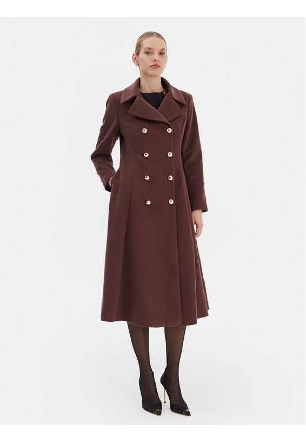 Rinascimento Płaszcz przejściowy CFC0126730003 Brązowy Regular Fit. Kolor: brązowy. Materiał: syntetyk