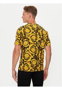 VERSACE - Versace T-Shirt 1000959 1A11188 Żółty Regular Fit. Kolor: żółty. Materiał: bawełna #6