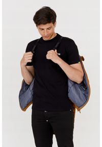 Invicta - INVICTA Brązowa męska kurtka puchowa z kapturem, Rozmiar M. Typ kołnierza: kaptur. Kolor: brązowy. Materiał: puch #2