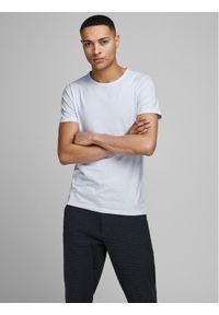 Jack & Jones - Jack&Jones T-Shirt Basic 12058529 Biały Stretch Fit. Kolor: biały. Materiał: bawełna #1