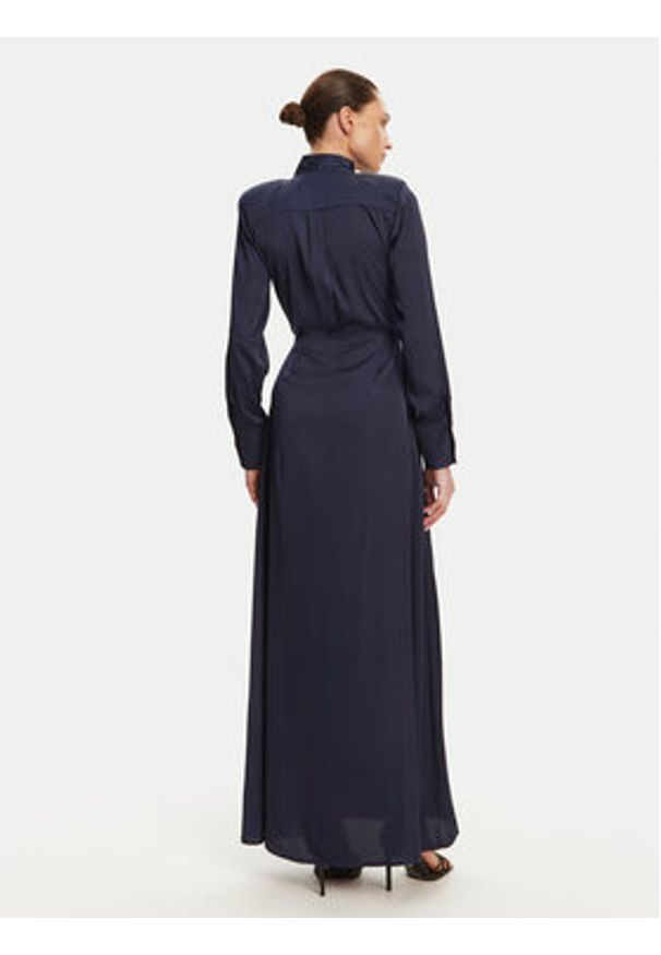 Silvian Heach Sukienka wieczorowa GPP25451VE Granatowy Regular Fit. Kolor: niebieski. Materiał: syntetyk. Styl: wizytowy
