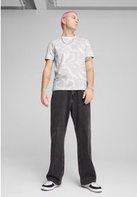 Puma - Męska koszulka Essentials Logo Lab PUMA White. Kolor: biały. Materiał: guma. Wzór: nadruk