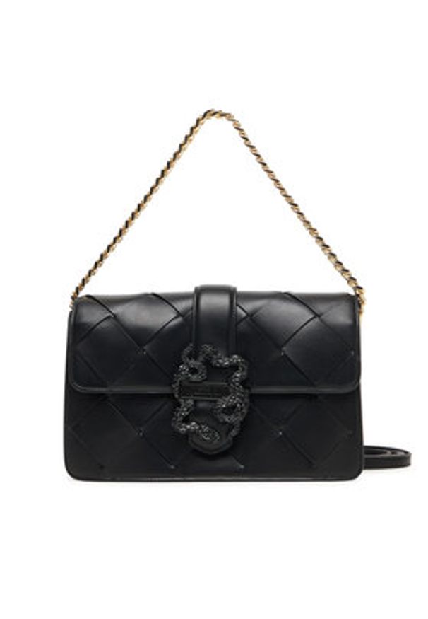 Just Cavalli Torebka 80RA4BM1 Czarny. Kolor: czarny. Materiał: skórzane