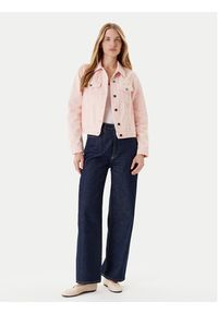 United Colors of Benetton - United Colors Of Benetton Kurtka jeansowa 2RZVDN00N Różowy Regular Fit. Kolor: różowy. Materiał: bawełna #3