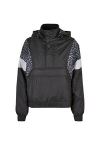 Urban Classics - Kurtka Damska Snow Leopard Pull Over Jacket. Kolor: wielokolorowy, szary, czarny