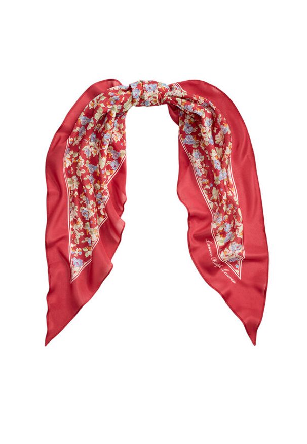 Lauren Ralph Lauren - LAUREN RALPH LAUREN Chusta 454P14486001 Czerwony. Kolor: czerwony. Materiał: jedwab