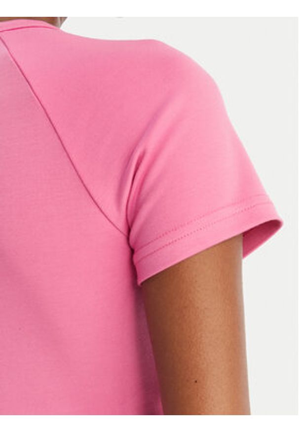 Juicy Couture T-Shirt Baby JCWCT126317 Różowy Slim Fit. Kolor: różowy
