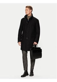 JOOP! Płaszcz wełniany 17 JC-251Makse 30043638 Czarny Regular Fit. Kolor: czarny. Materiał: wełna #2