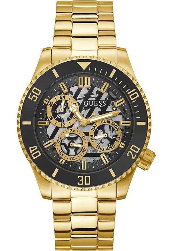 Zegarek Guess Zegarek męski Guess GW0488G2 złoty. Kolor: złoty