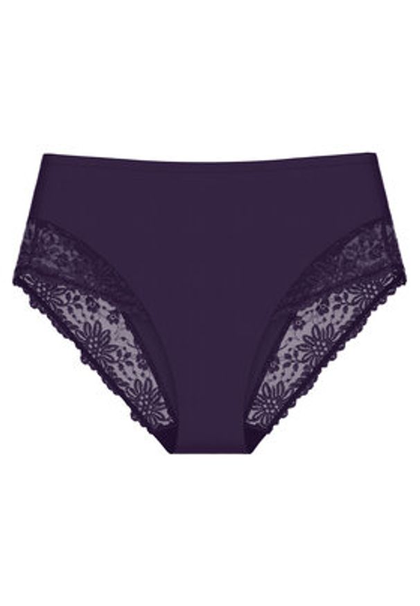 Triumph Figi klasyczne z wysokim stanem Ladyform Soft Maxi 10210671 Fioletowy. Stan: podwyższony. Kolor: fioletowy. Materiał: syntetyk