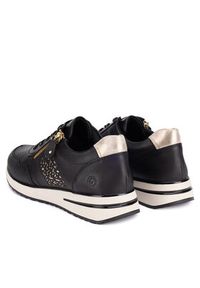 Remonte Sneakersy D1G00-03 Czarny. Kolor: czarny. Materiał: skóra #5
