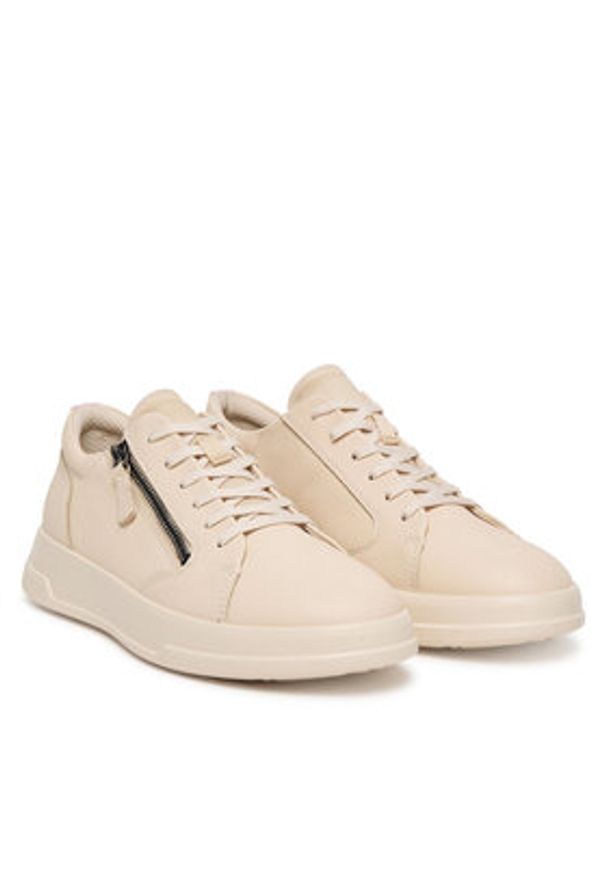 ecco - ECCO Sneakersy 22381361378 Brązowy. Kolor: brązowy. Materiał: zamsz, skóra