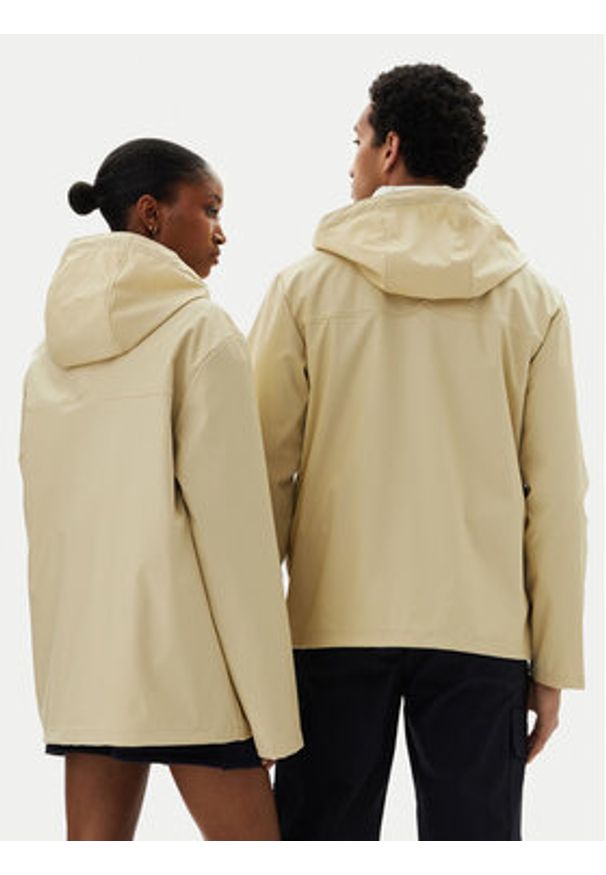 Hunter Kurtka przeciwdeszczowa Izzy Unisex HARU0012251 Beżowy Regular Fit. Kolor: beżowy. Materiał: syntetyk