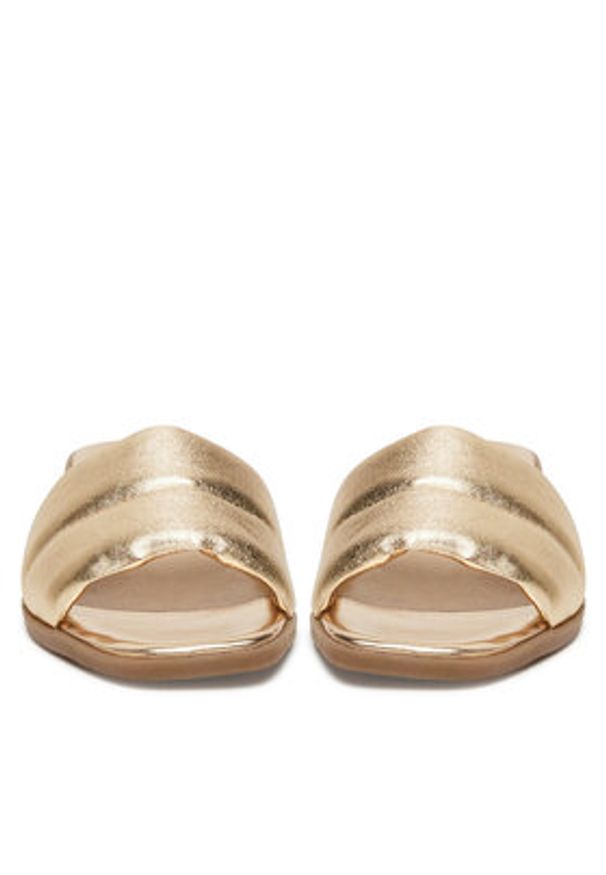 Lasocki Klapki WI16-MENA-16 Złoty. Kolor: złoty. Materiał: skóra