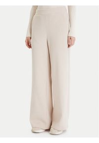 Vero Moda Spodnie dresowe Daisy 10338102 Beżowy Wide Leg. Kolor: beżowy. Materiał: syntetyk #1