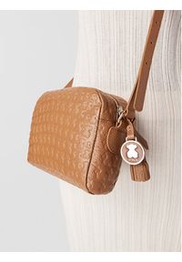 Tous - TOUS Torebka Bandolera Sherton 2000839143 Brązowy. Kolor: brązowy. Materiał: skórzane #7