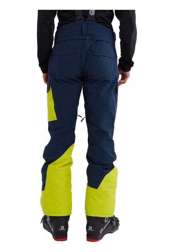 FUNDANGO - Spodnie narciarskie męskie Sierra Pants. Kolor: niebieski, żółty, wielokolorowy. Materiał: tkanina. Sport: narciarstwo