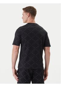 Karl Lagerfeld - KARL LAGERFELD T-Shirt 755172 562251 Czarny Loose Fit. Typ kołnierza: dekolt w karo. Kolor: czarny. Materiał: bawełna #2