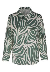 Volcano - Koszula z wzorem K-LOST. Materiał: wiskoza, materiał. Długość rękawa: długi rękaw. Długość: długie. Sezon: wiosna, lato. Styl: klasyczny #1