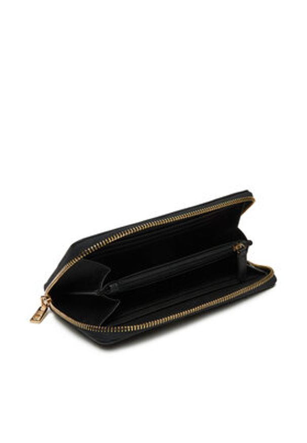 Love Moschino - LOVE MOSCHINO Portfel JC5600PP1MLA0000 Czarny. Kolor: czarny. Materiał: skóra