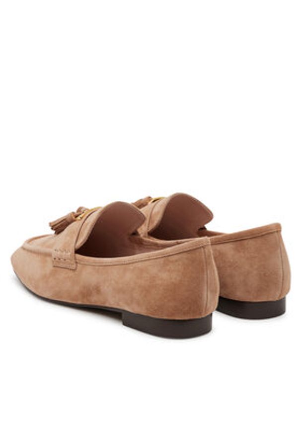 Coccinelle Loafersy NF1 16 01 01 Beżowy. Kolor: beżowy. Materiał: skóra, zamsz