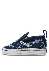 Vans Tenisówki Slip-On V Crib VN000CRUBER1 Niebieski. Zapięcie: bez zapięcia. Kolor: niebieski. Materiał: materiał #6