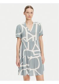 only - ONLY Sukienka letnia Nova 15222215 Zielony Regular Fit. Kolor: zielony. Materiał: wiskoza. Sezon: lato #1