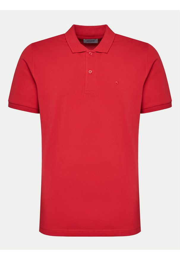 Pierre Cardin Polo C5 20904/000/2060 Czerwony Regular Fit. Typ kołnierza: polo. Kolor: czerwony. Materiał: bawełna