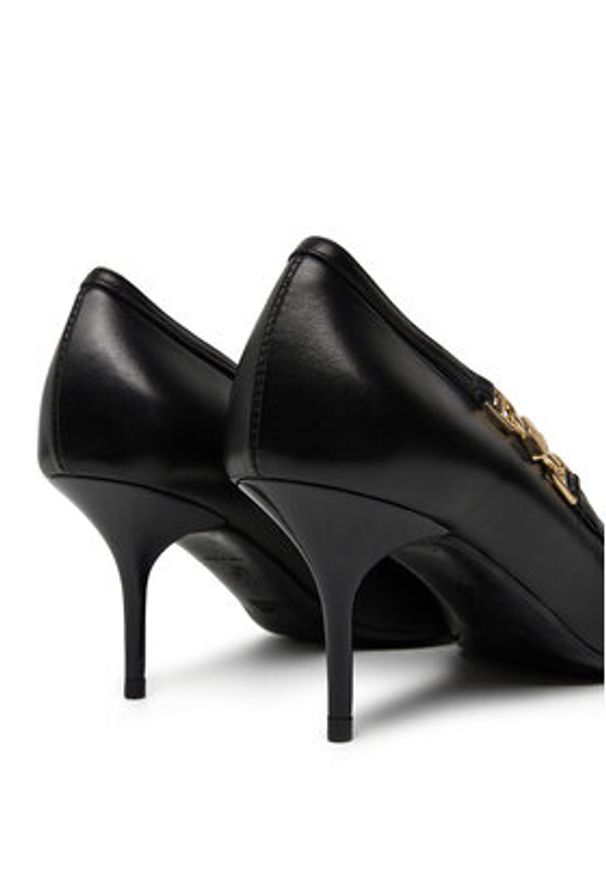 Love Moschino - LOVE MOSCHINO Czółenka JA10507G1MIA0000 Czarny. Kolor: czarny. Materiał: skóra. Obcas: na szpilce