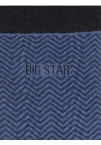 Big-Star - skarpety męskie bawełniane granatowe henri 403. Kolor: niebieski. Materiał: bawełna #2