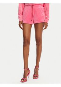 Juicy Couture Szorty sportowe Tamia JCWH121001 Różowy Regular Fit. Kolor: różowy. Materiał: syntetyk