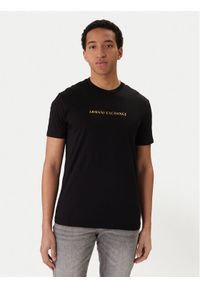 Armani Exchange T-Shirt XM002827 AF12308 UC001 Czarny Regular Fit. Kolor: czarny. Materiał: bawełna #1
