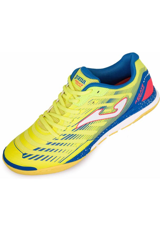 Buty wewnętrzne Joma Rebound 44.5 dla mężczyzn - Komfort i Wydajność. Kolor: wielokolorowy, niebieski, fioletowy, czerwony. Sport: piłka nożna