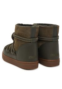 Inuikii Śniegowce Classic 1001.003.0122 Zielony. Kolor: zielony. Materiał: skóra