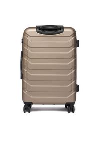 Gino Rossi - GINO ROSSI Walizka średnia CEO-GIN-M-002-05-GOLD Złoty. Kolor: złoty #2