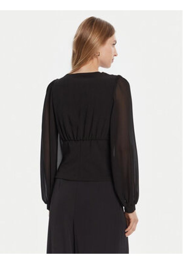 Rinascimento Bluzka CFC0126180003 Czarny Regular Fit. Kolor: czarny. Materiał: syntetyk