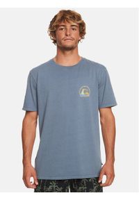 Quiksilver T-Shirt Cleancircle Tees EQYZT07491 Niebieski Regular Fit. Kolor: niebieski. Materiał: bawełna