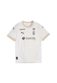 Puma - Młodzieżowa trzecia koszulka Stade Reims 24/25 PUMA White Granola. Kolor: biały. Sport: piłka nożna
