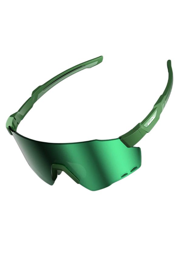 MAGICSHINE - Okulary przeciwsłoneczne Magicshine WB008. Kolor: zielony, szary, wielokolorowy. Sport: turystyka piesza, kolarstwo