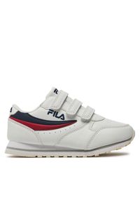 Fila Sneakersy Orbit Velcro Low Kids 1010785.98F Biały. Kolor: biały. Materiał: skóra #1