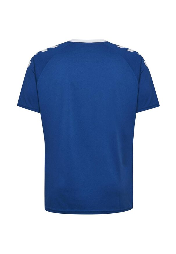 Koszulka sportowa z krótkim rękawem męska Hummel Core Team Jersey S/S. Kolor: niebieski. Materiał: jersey. Długość rękawa: krótki rękaw. Długość: krótkie